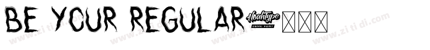 be your regular字体转换